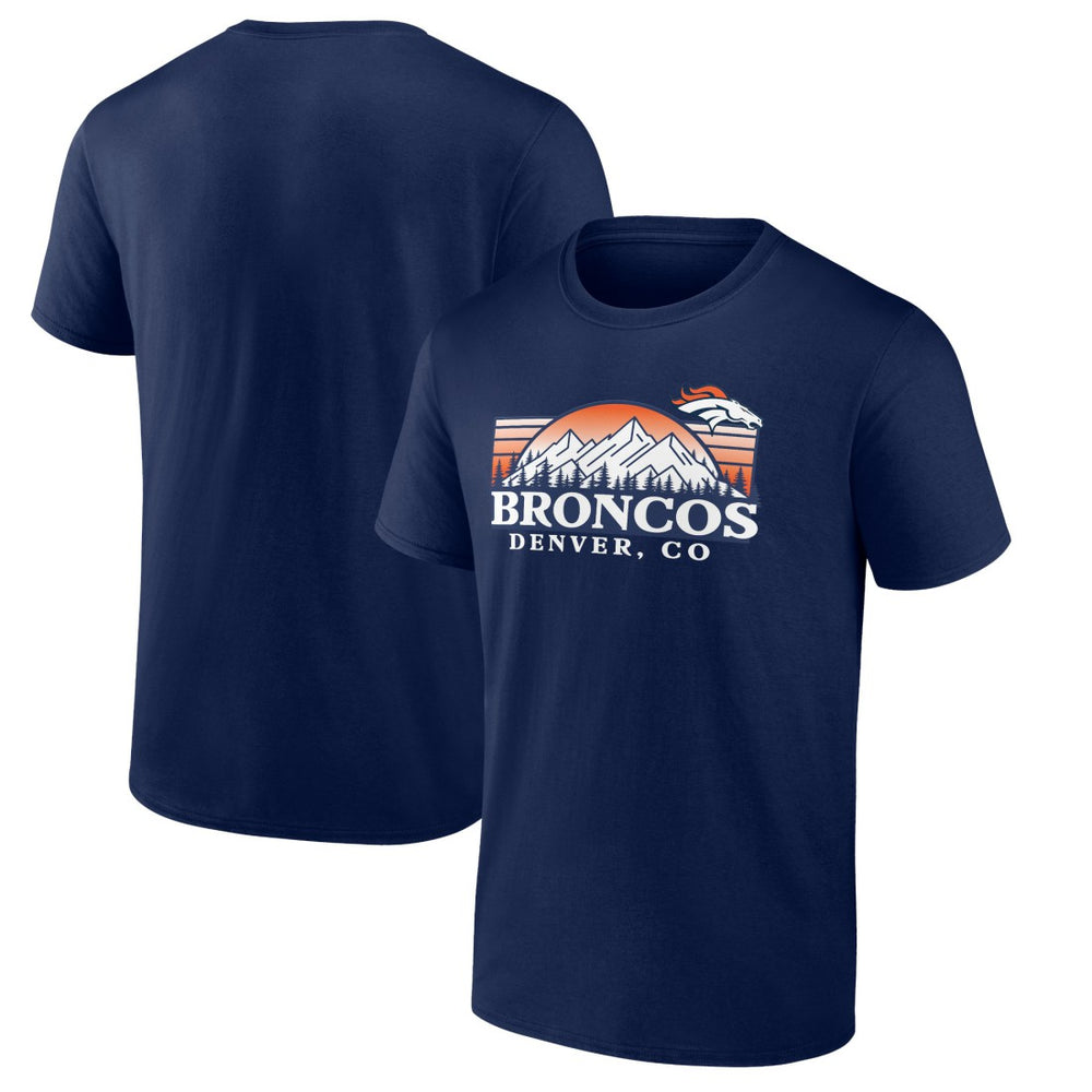 Denver Broncos Route Runner T-Shirt Navy - NFL