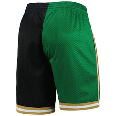 Mitchell & Ness - Boston Celtics Hardwood Classics 2007 Split Swingman Shorts - Kelly Green/Black