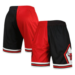 Mitchell & Ness - Chicago Bulls Hardwood Classics 1997 Split Swingman Shorts - Black/Red