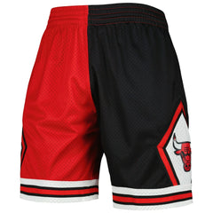 Mitchell & Ness - Chicago Bulls Hardwood Classics 1997 Split Swingman Shorts - Black/Red