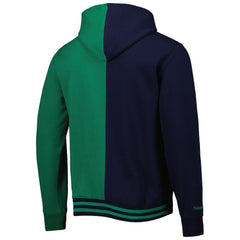 Mitchell & Ness - Dallas Mavericks Hardwood Classics Split Pullover Hoodie - Navy/Green