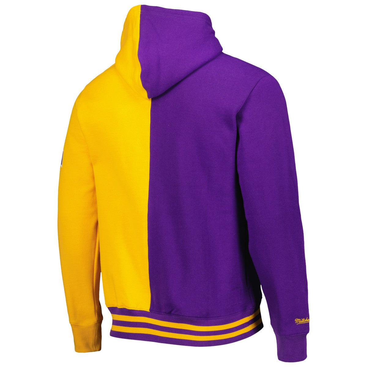 Mitchell & Ness - Los Angeles Lakers Hardwood Classics Split Pullover Hoodie - Purple/Gold