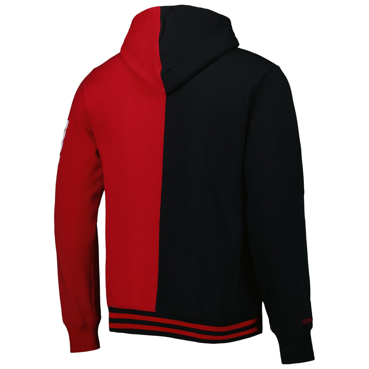 Mitchell & Ness - Miami Heat Hardwood Classics Split Pullover Hoodie - Black/Red