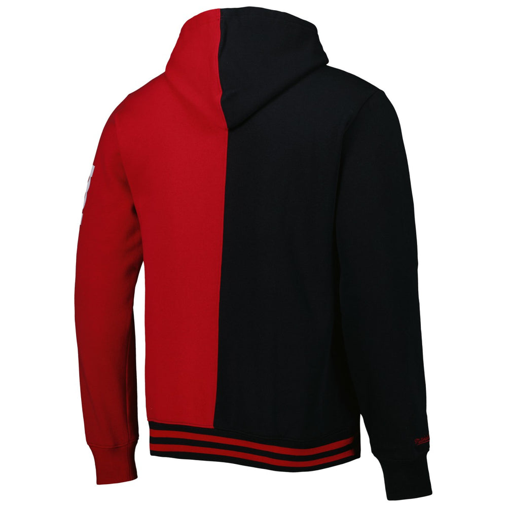 Mitchell & Ness - Miami Heat Hardwood Classics Split Pullover Hoodie - Black/Red