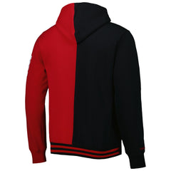 Mitchell & Ness - Miami Heat Hardwood Classics Split Pullover Hoodie - Black/Red