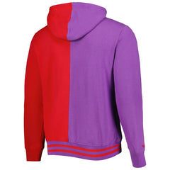 Mitchell & Ness - Toronto Raptors Hardwood Classics Split Pullover Hoodie - Purple/Red