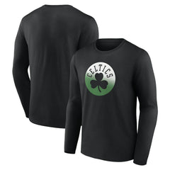 NBA - Boston Celtics Gradient Logo Long Sleeve T-Shirt - Black