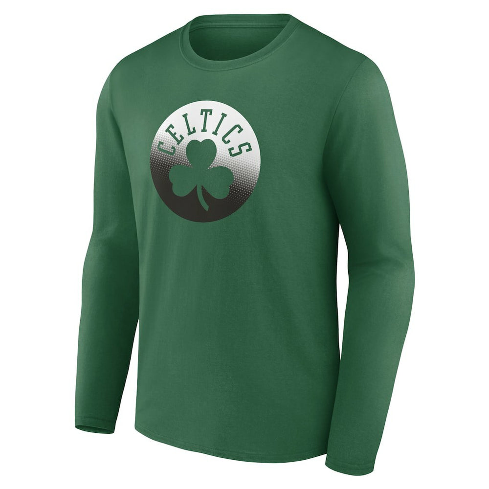 NBA - Boston Celtics Gradient Logo Long Sleeve T-Shirt - Kelly Green