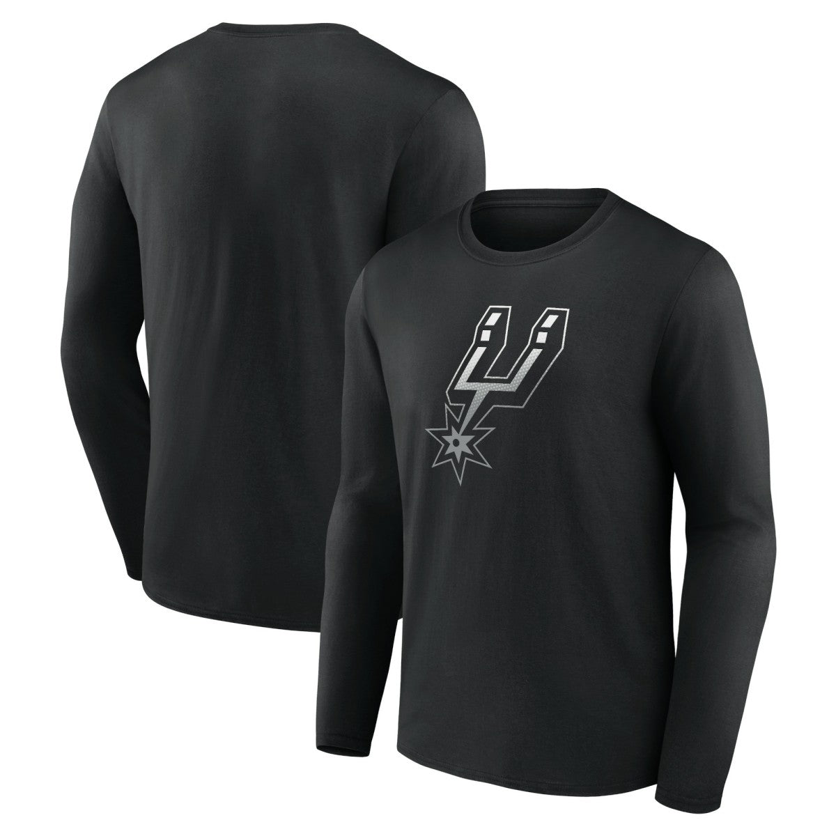 NBA - San Antonio Spurs Gradient Logo Long Sleeve T-Shirt - Black