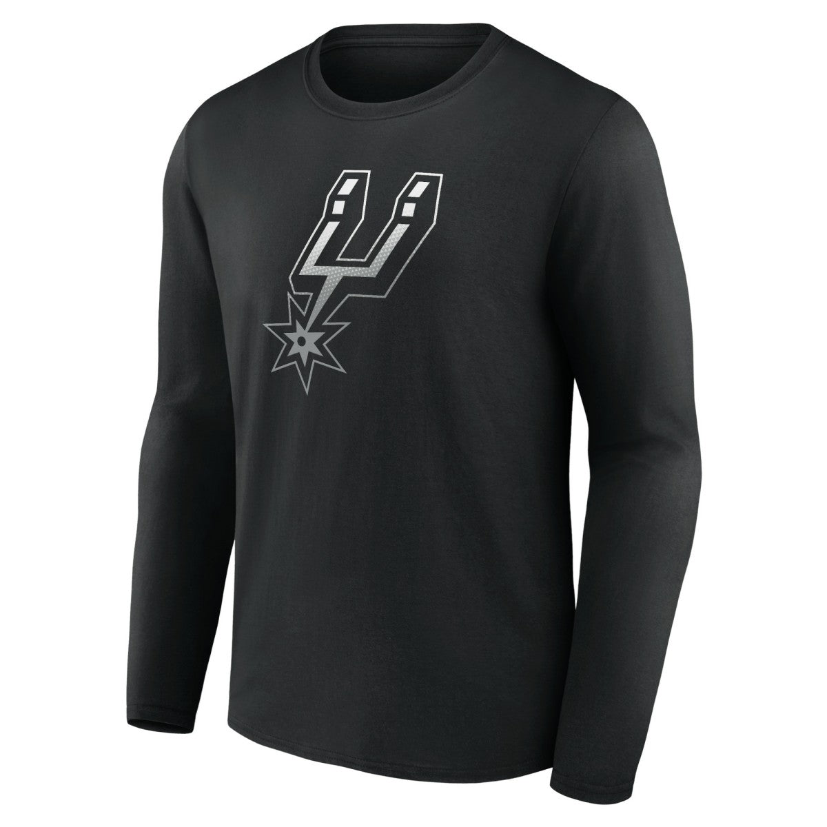 NBA - San Antonio Spurs Gradient Logo Long Sleeve T-Shirt - Black
