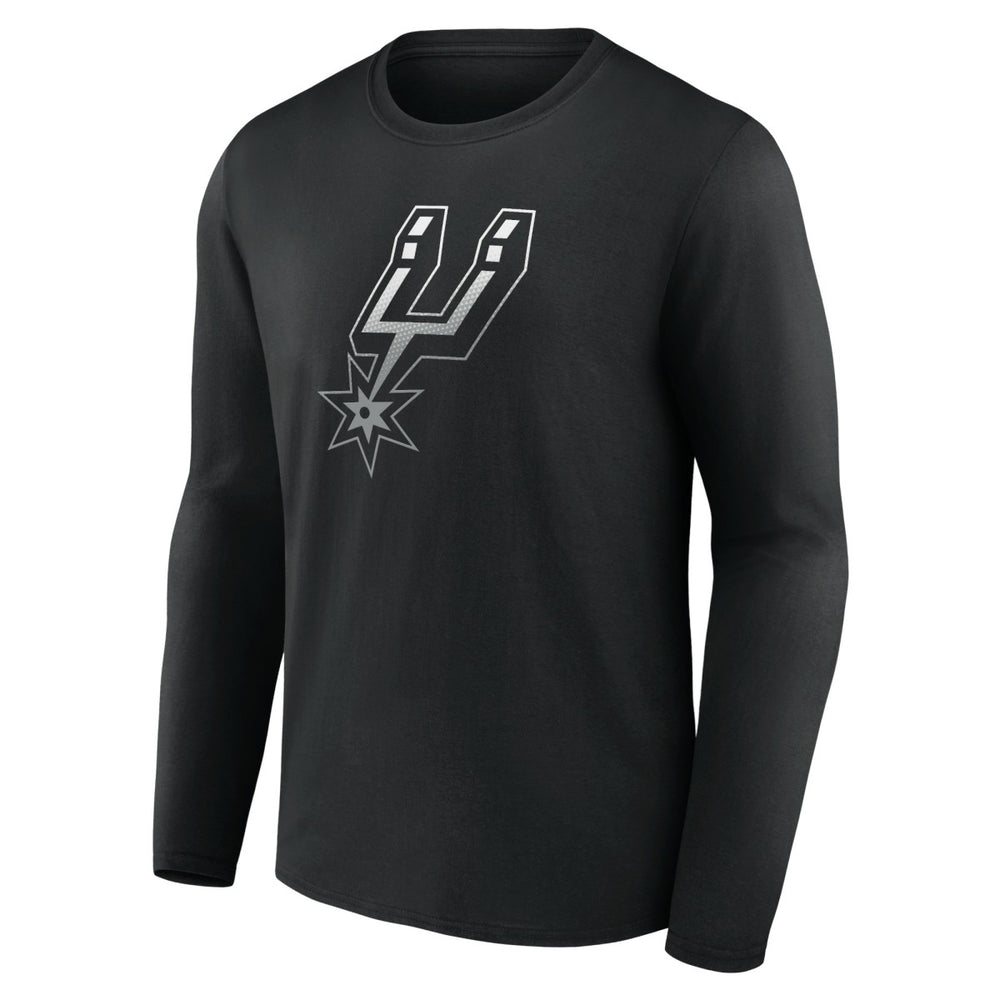 NBA - San Antonio Spurs Gradient Logo Long Sleeve T-Shirt - Black