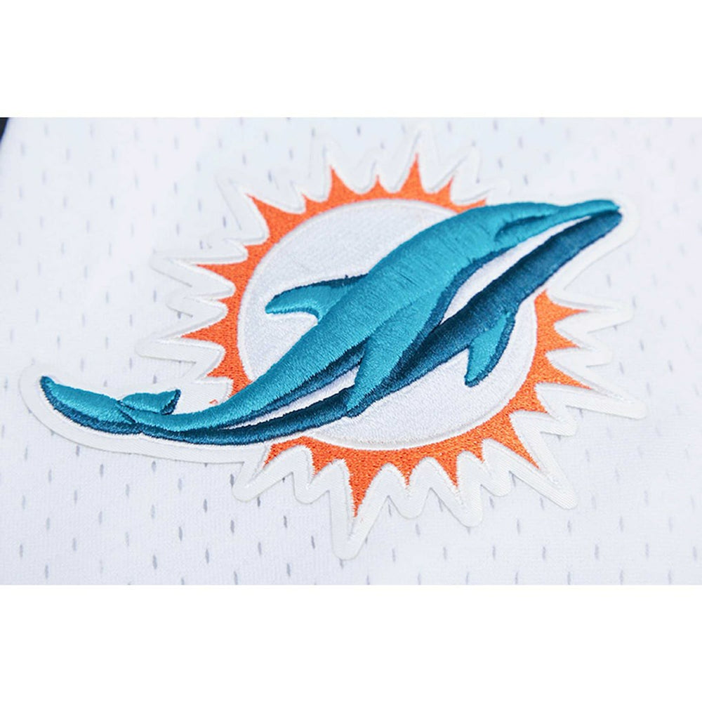 Tyreek Hill Miami Dolphins Pro Standard Mesh Baseball Button-Up T-Shirt White - NFL
