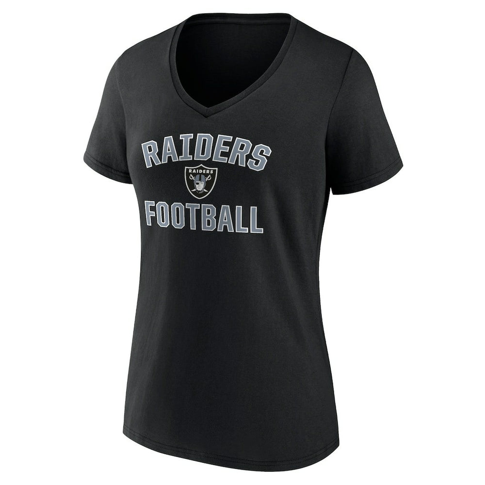 Las Vegas Raiders Victory Arch V-Neck T-Shirt Black - NFL