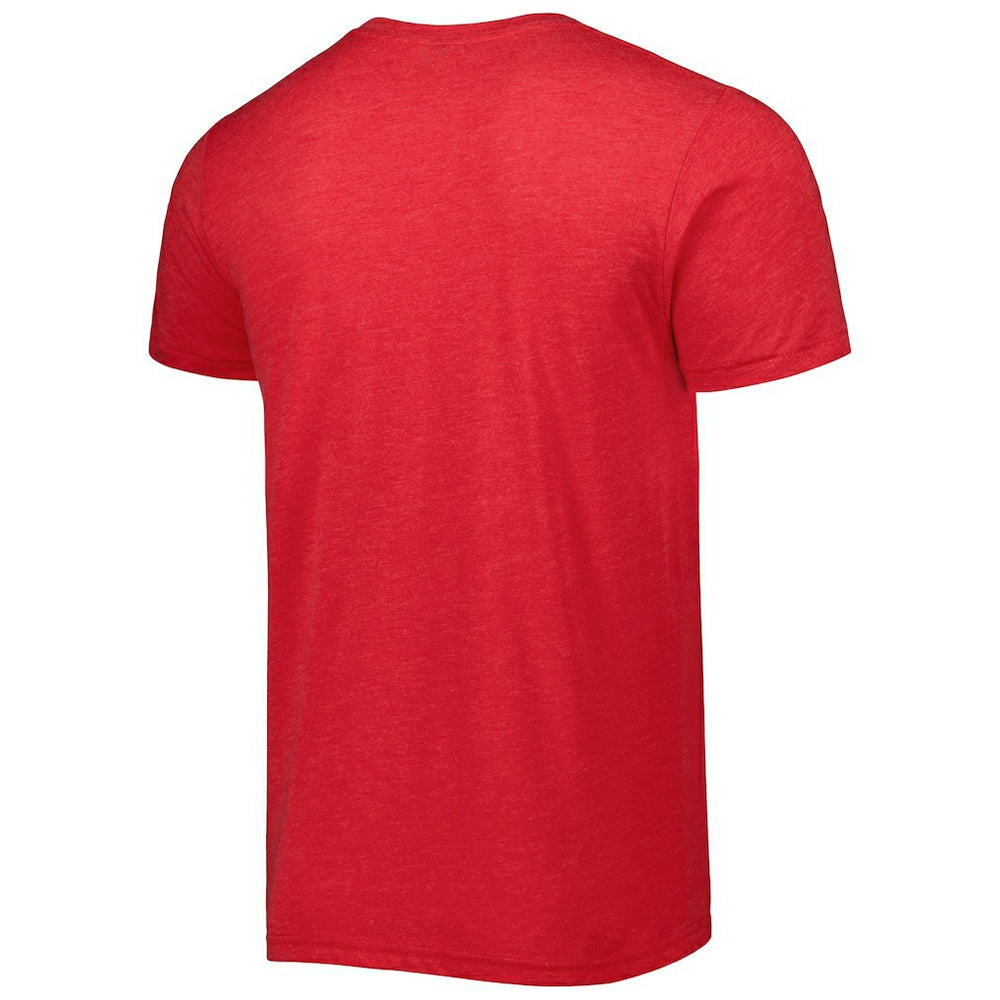 NBA - Trae Young Atlanta Hawks Homage Caricature Tri-Blend T-Shirt - Red