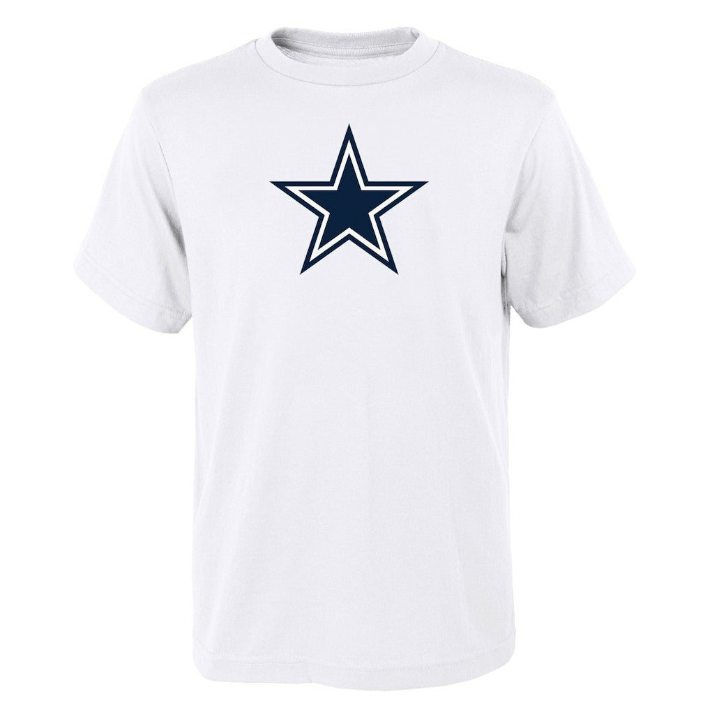 Dallas Cowboys Outerstuff Youth Primary Logo T-Shirt White - NFL