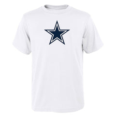 Dallas Cowboys Outerstuff Youth Primary Logo T-Shirt White - NFL