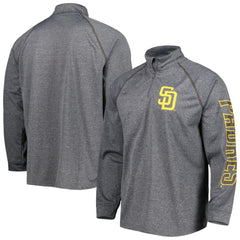 San Diego Padres Stitches Wordmark Raglan Quarter-Zip Top Near Me