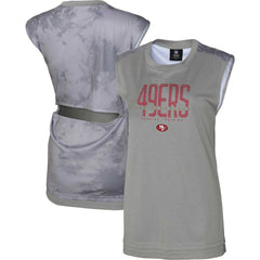 San Francisco 49ers Women's No Sweat Tank Top Gray - NFL