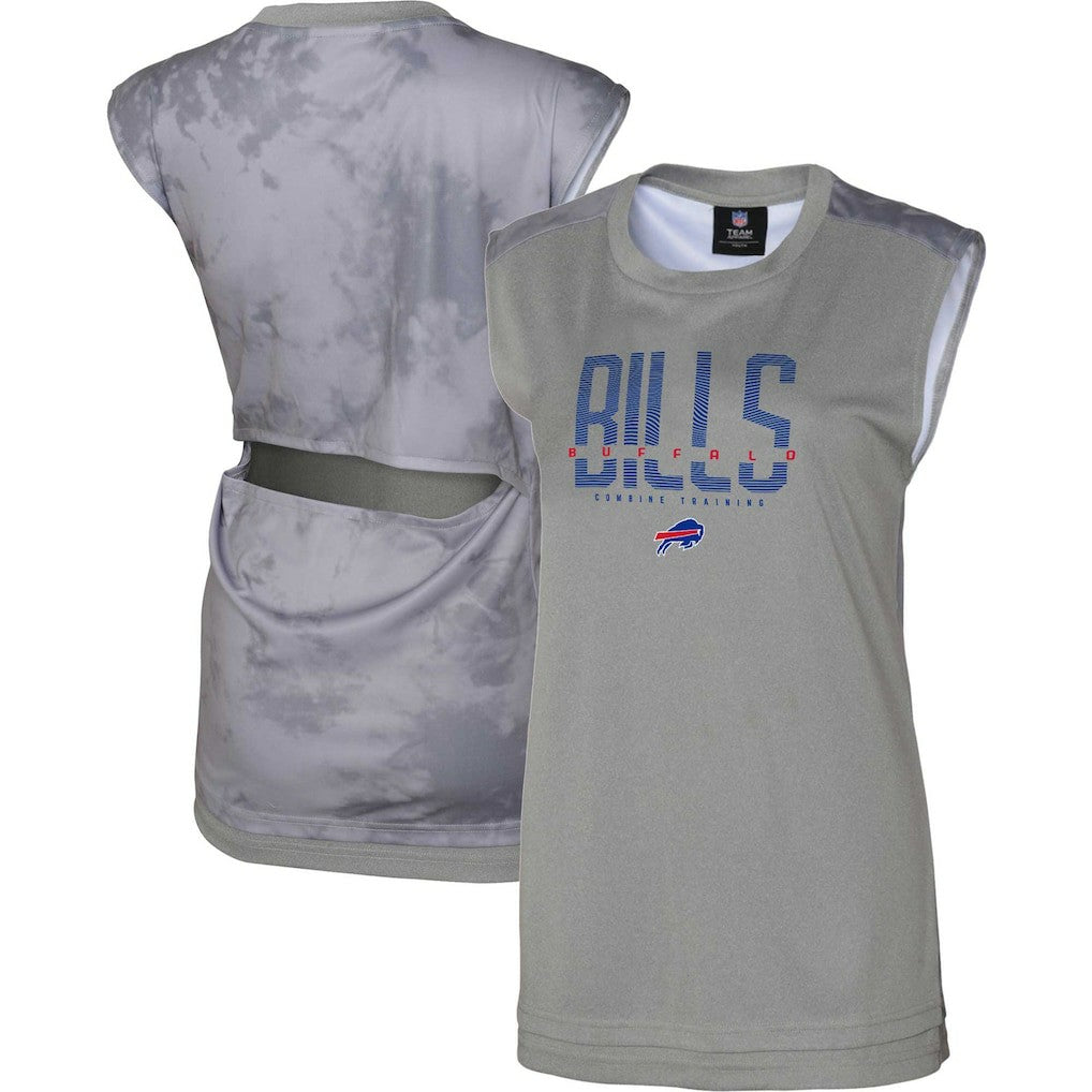 Buffalo Bills Women's No Sweat Tank Top Gray - NFL