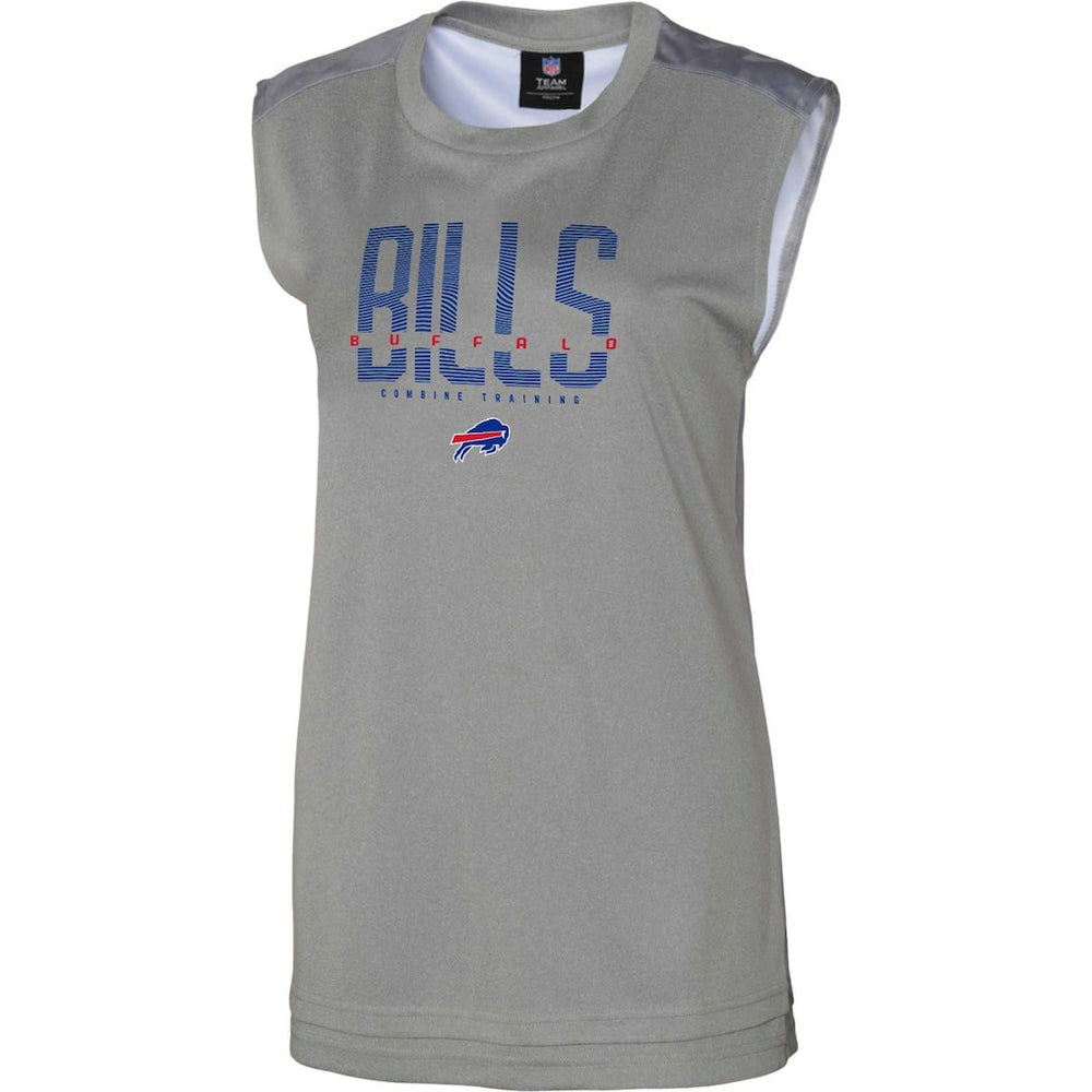 Buffalo Bills Women's No Sweat Tank Top Gray - NFL