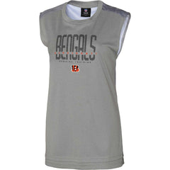 Cincinnati Bengals Women's No Sweat Tank Top Gray - NFL