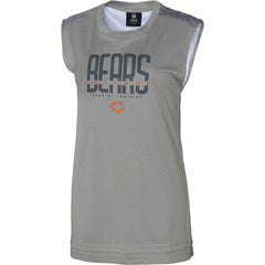 Chicago Bears Women's No Sweat Tank Top Gray - NFL