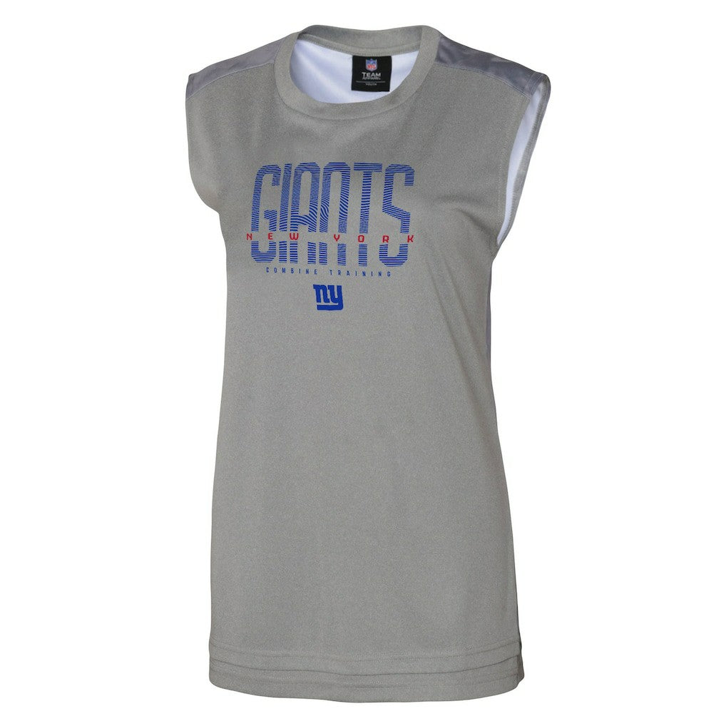 New York Giants Women's No Sweat Tank Top Gray - NFL