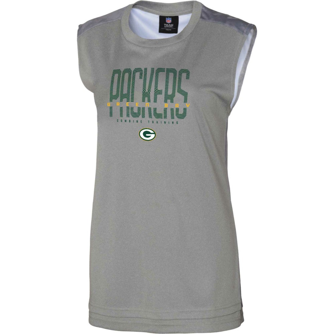 Green Bay Packers Women's No Sweat Tank Top Gray - NFL