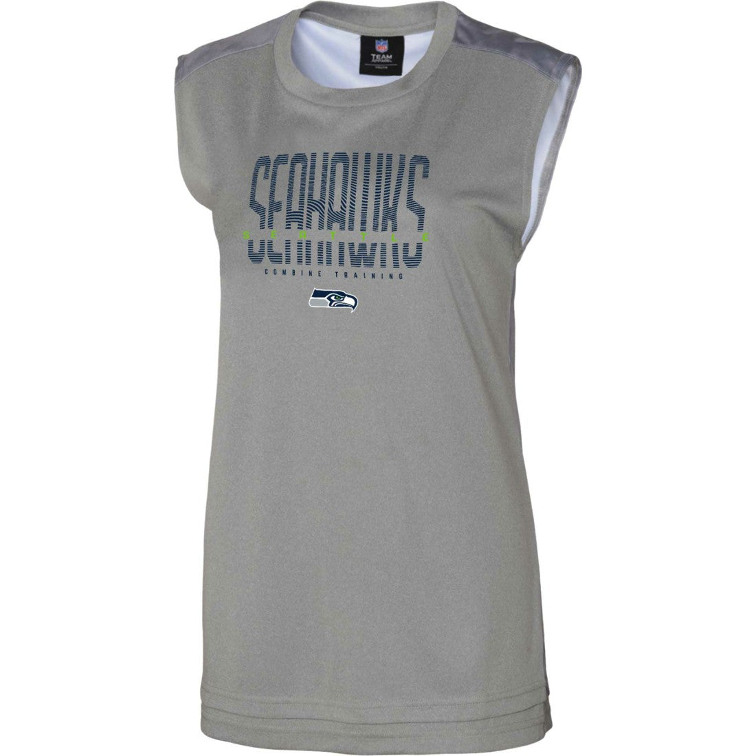 Seattle Seahawks Women's No Sweat Tank Top Gray - NFL