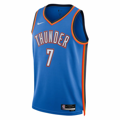 Chet Holmgren Oklahoma City Thunder Unisex 2022 NBA Draft First Round Pick Player Swingman Jersey - Icon Edition - Blue | NBA Jerseys