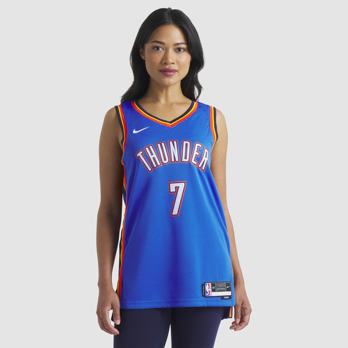 Nike - Chet Holmgren Oklahoma City Thunder Unisex 2022 NBA Draft First Round Pick Player Swingman Jersey - Icon Edition - Blue
