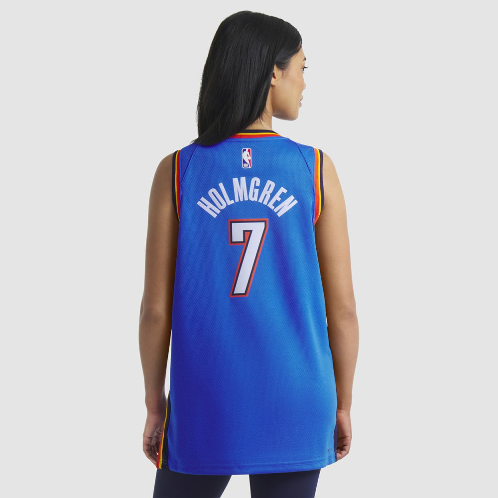 Nike - Chet Holmgren Oklahoma City Thunder Unisex 2022 NBA Draft First Round Pick Player Swingman Jersey - Icon Edition - Blue
