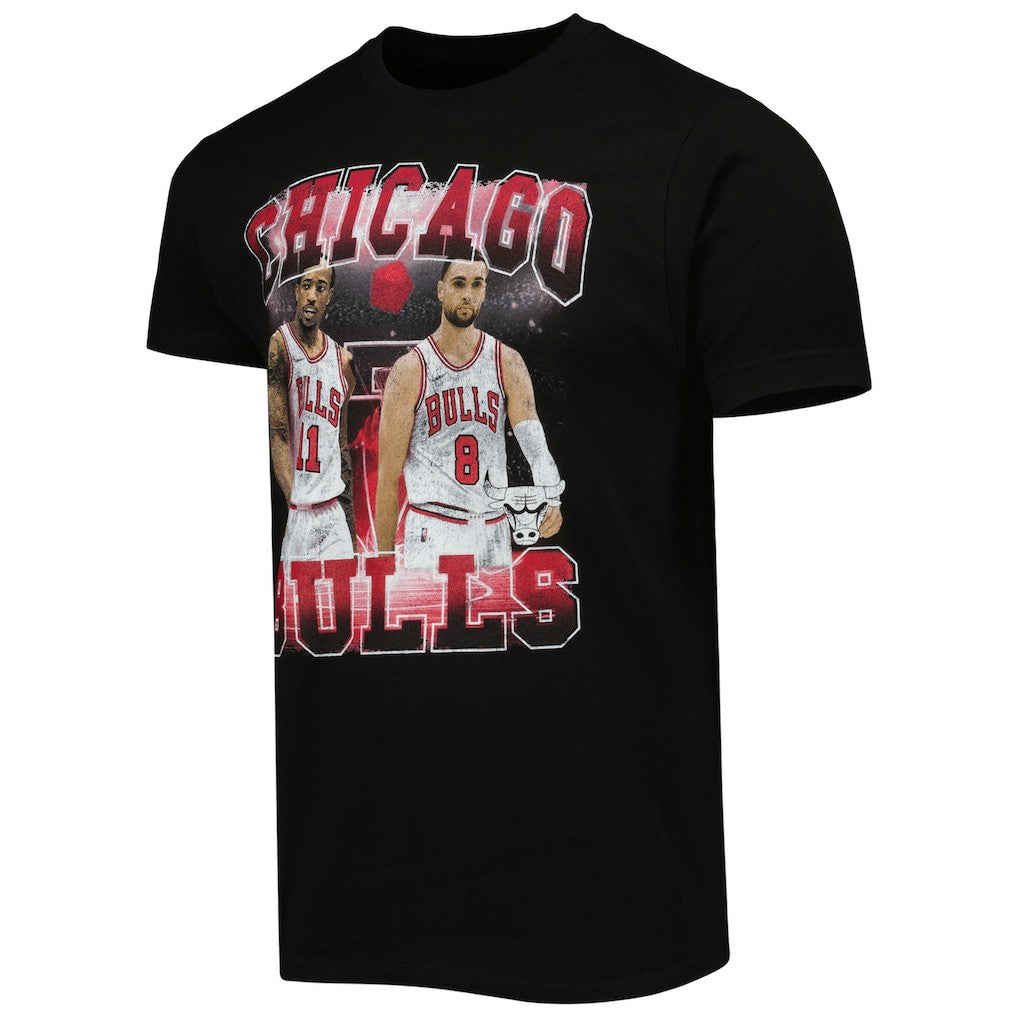 NBA - DeMar DeRozan & Zach LaVine Chicago Bulls Stadium Essentials Unisex Player Duo T-Shirt - Black