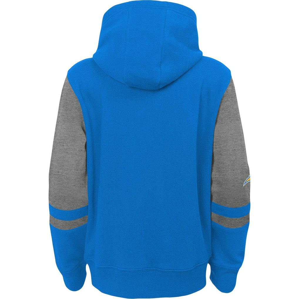 Los Angeles Chargers Preschool Stadium Color Block Full-Zip Hoodie Powder Blue - NFL