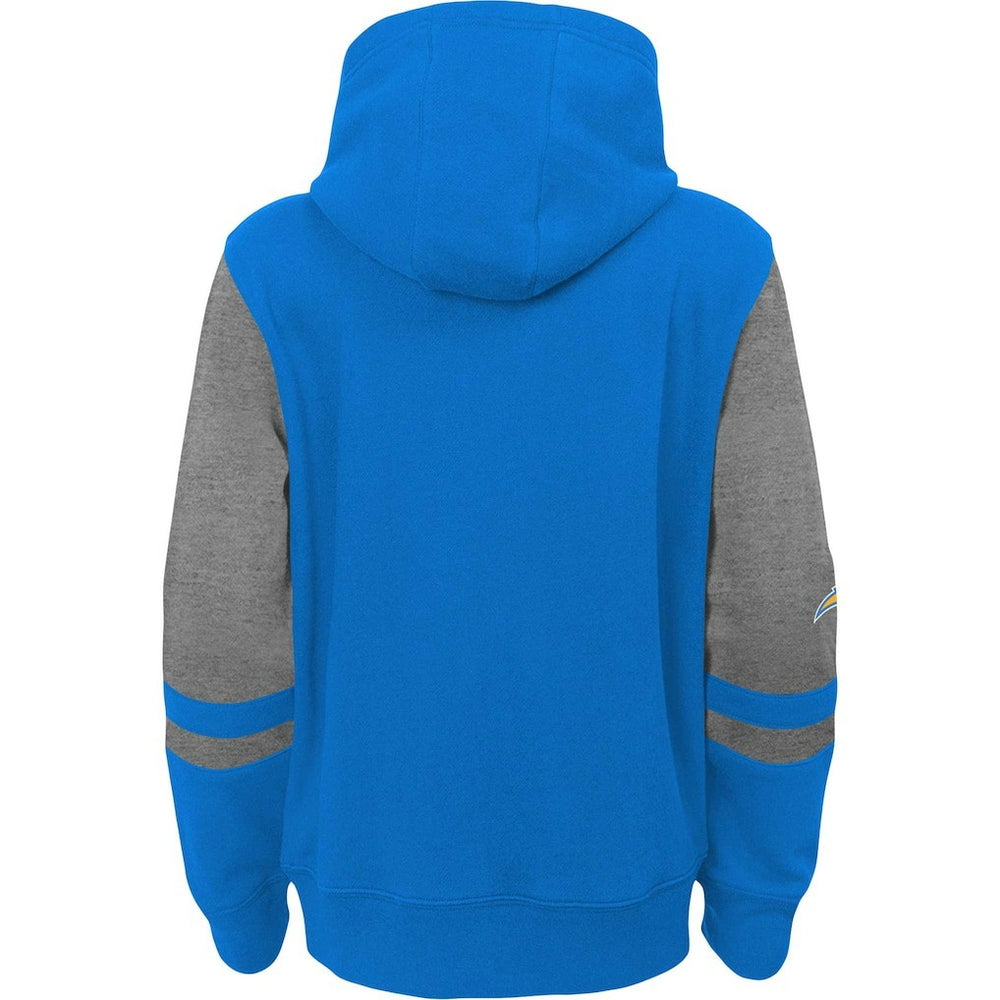 Los Angeles Chargers Preschool Stadium Color Block Full-Zip Hoodie Powder Blue - NFL