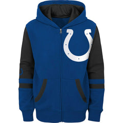 Indianapolis Colts Preschool Stadium Color Block Full-Zip Hoodie Royal - NFL
