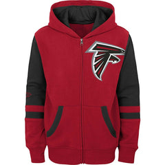 Atlanta Falcons Preschool Stadium Color Block Full-Zip Hoodie Red - NFL