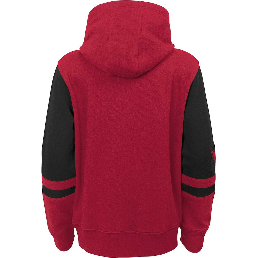 Arizona Cardinals Youth Colorblock Full-Zip Hoodie Cardinal - NFL