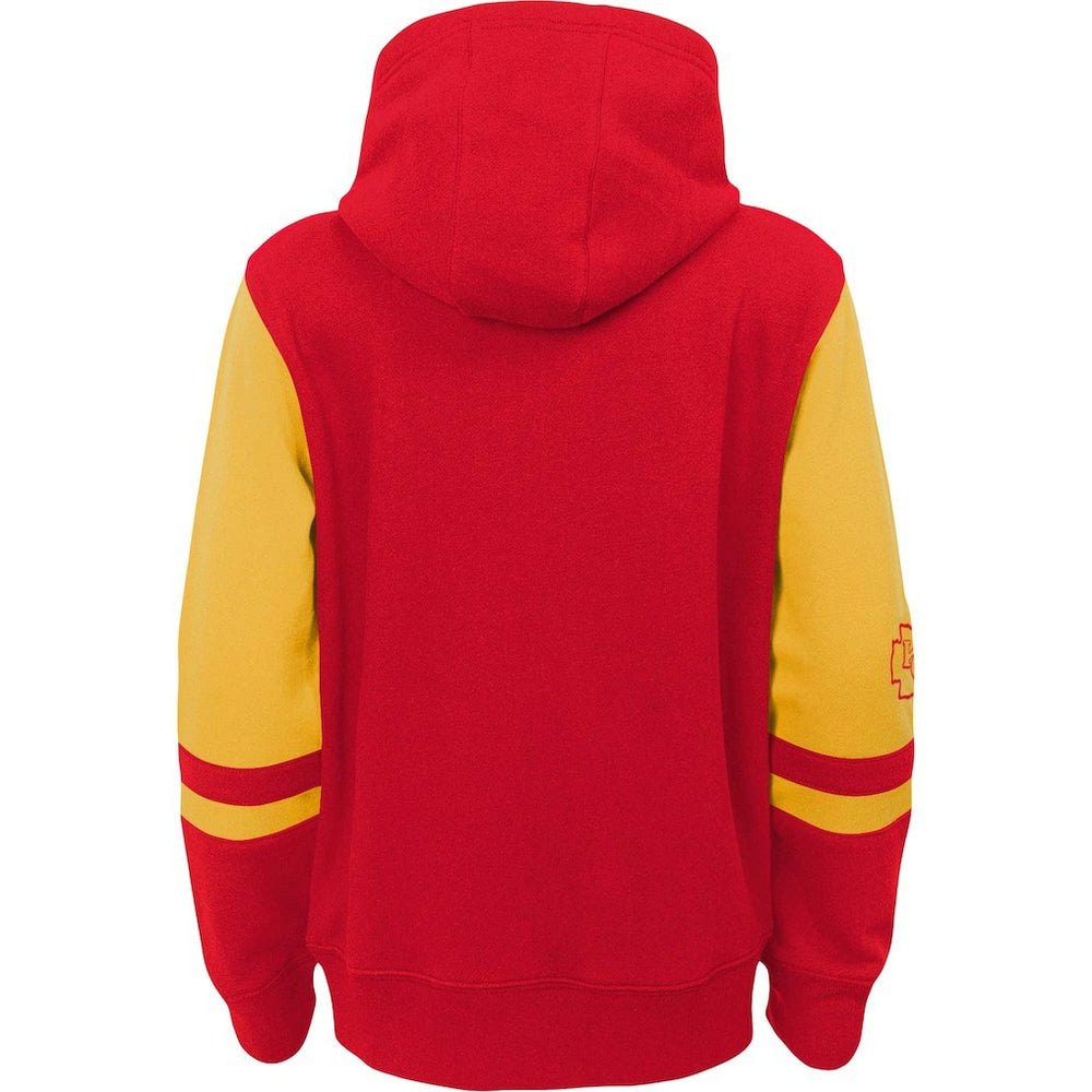 Kansas City Chiefs Youth Colorblock Full-Zip Hoodie Red - NFL