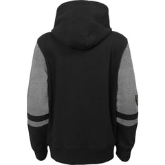 Las Vegas Raiders Youth Colorblock Full-Zip Hoodie Black - NFL