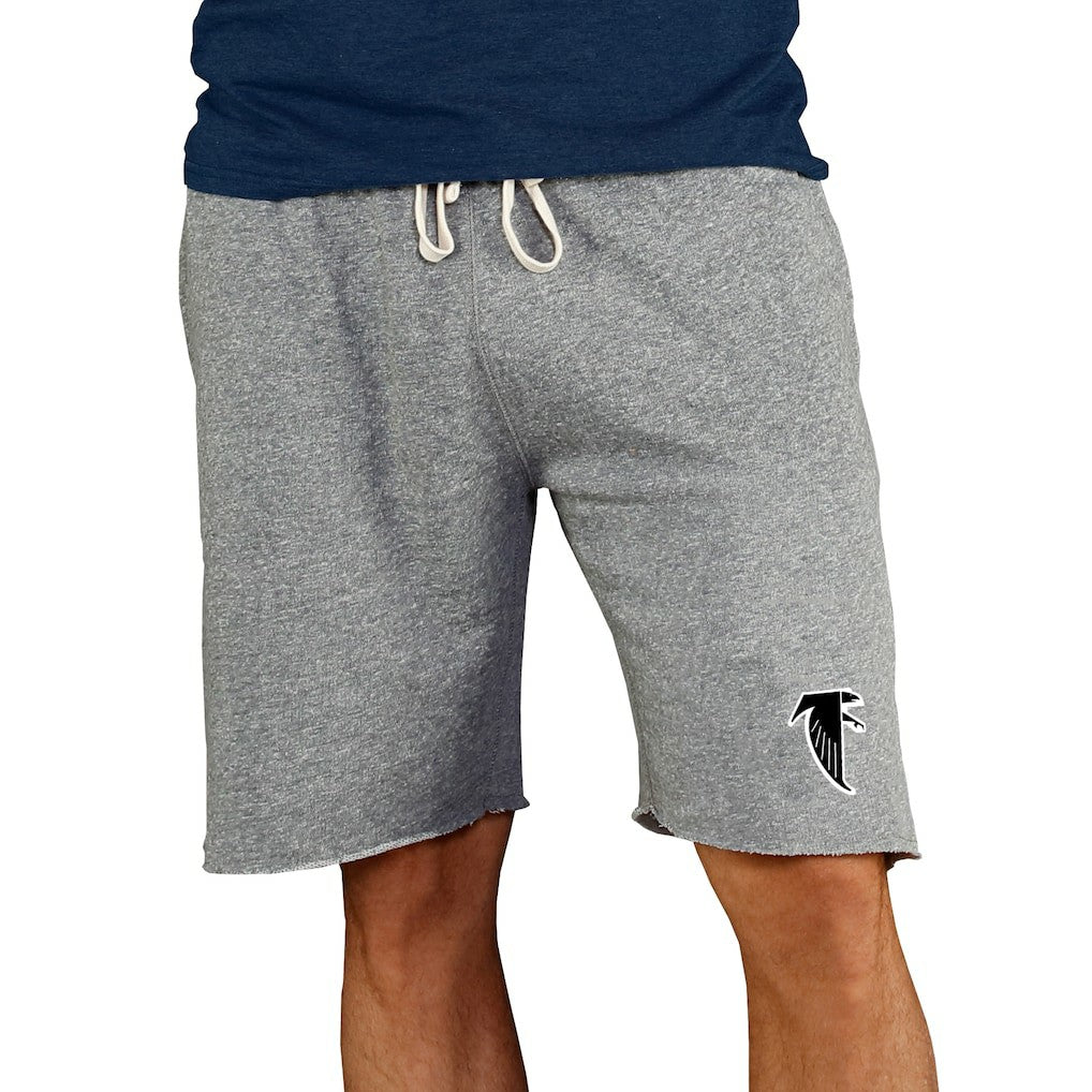 Atlanta Falcons Concepts Sport Throwback Logo Mainstream Terry Shorts Gray - NFL