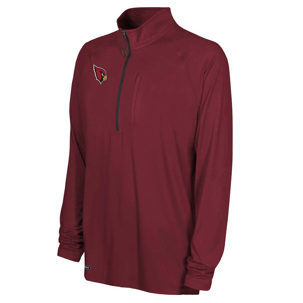 Arizona Cardinals Combine Authentic Raglan Quarter-Zip Top Cardinal - NFL