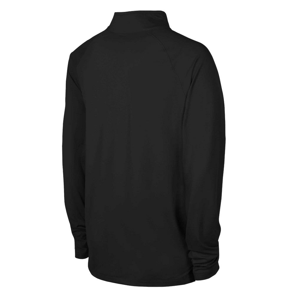 Las Vegas Raiders Combine Authentic Raglan Quarter-Zip Top Black - NFL