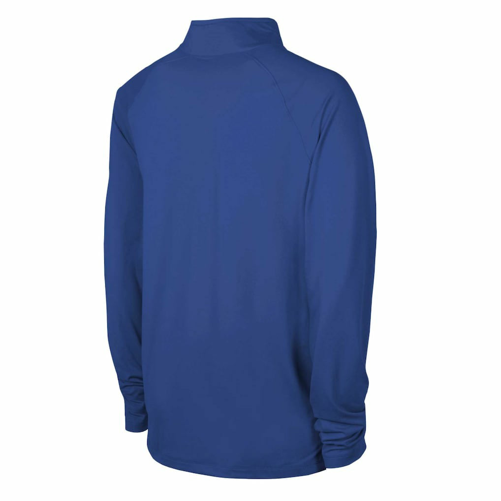 Los Angeles Rams Combine Authentic Raglan Quarter-Zip Top Royal - NFL