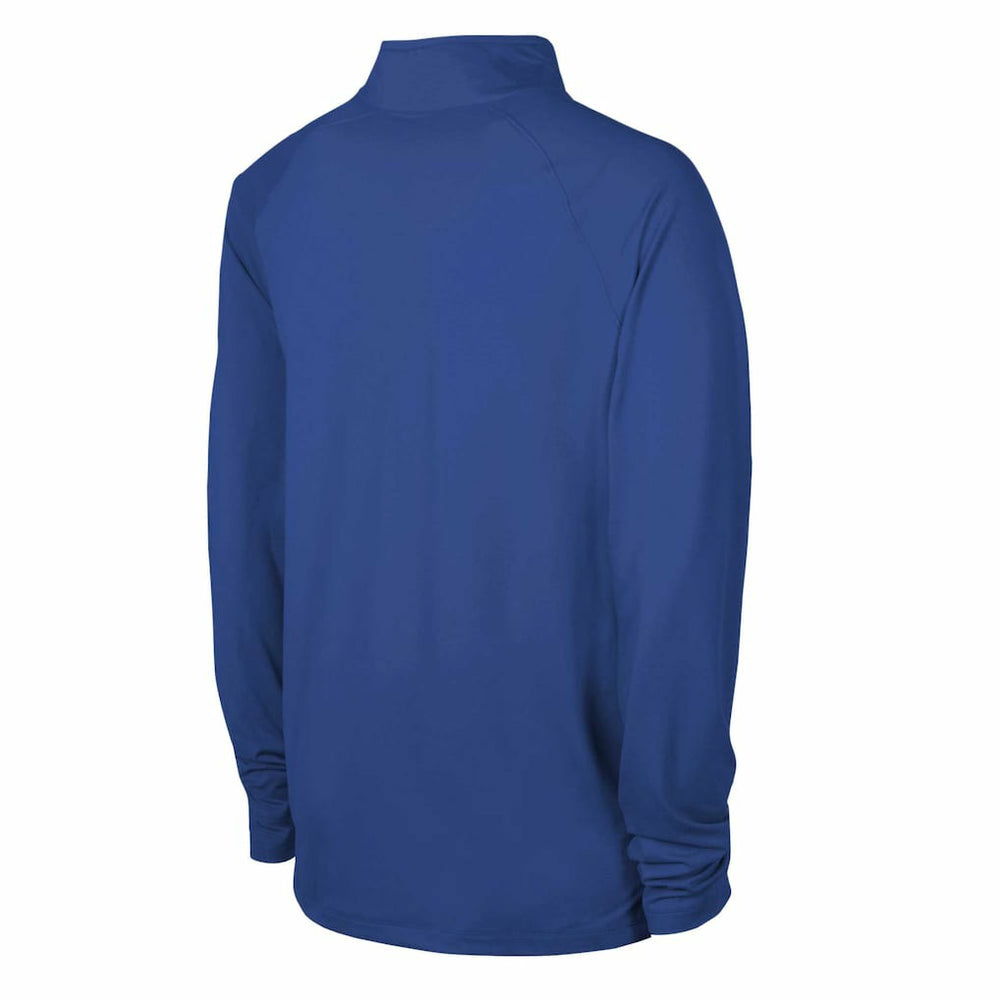 Los Angeles Rams Combine Authentic Raglan Quarter-Zip Top Royal - NFL