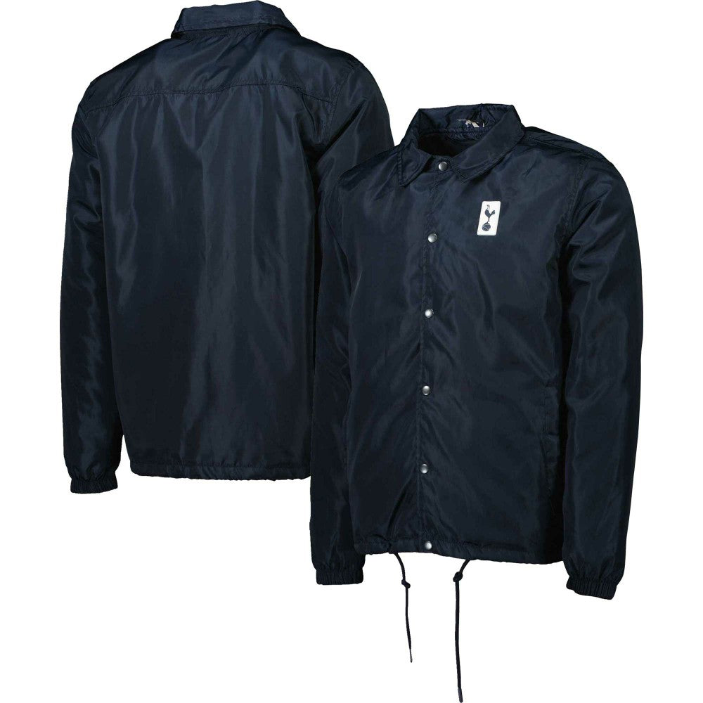 Tottenham Hotspur Coaches Full-Snap Jacket - Navy