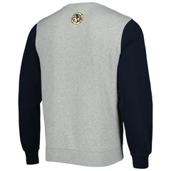 Club America Kangaroo Pullover Sweatshirt - Gray/Navy