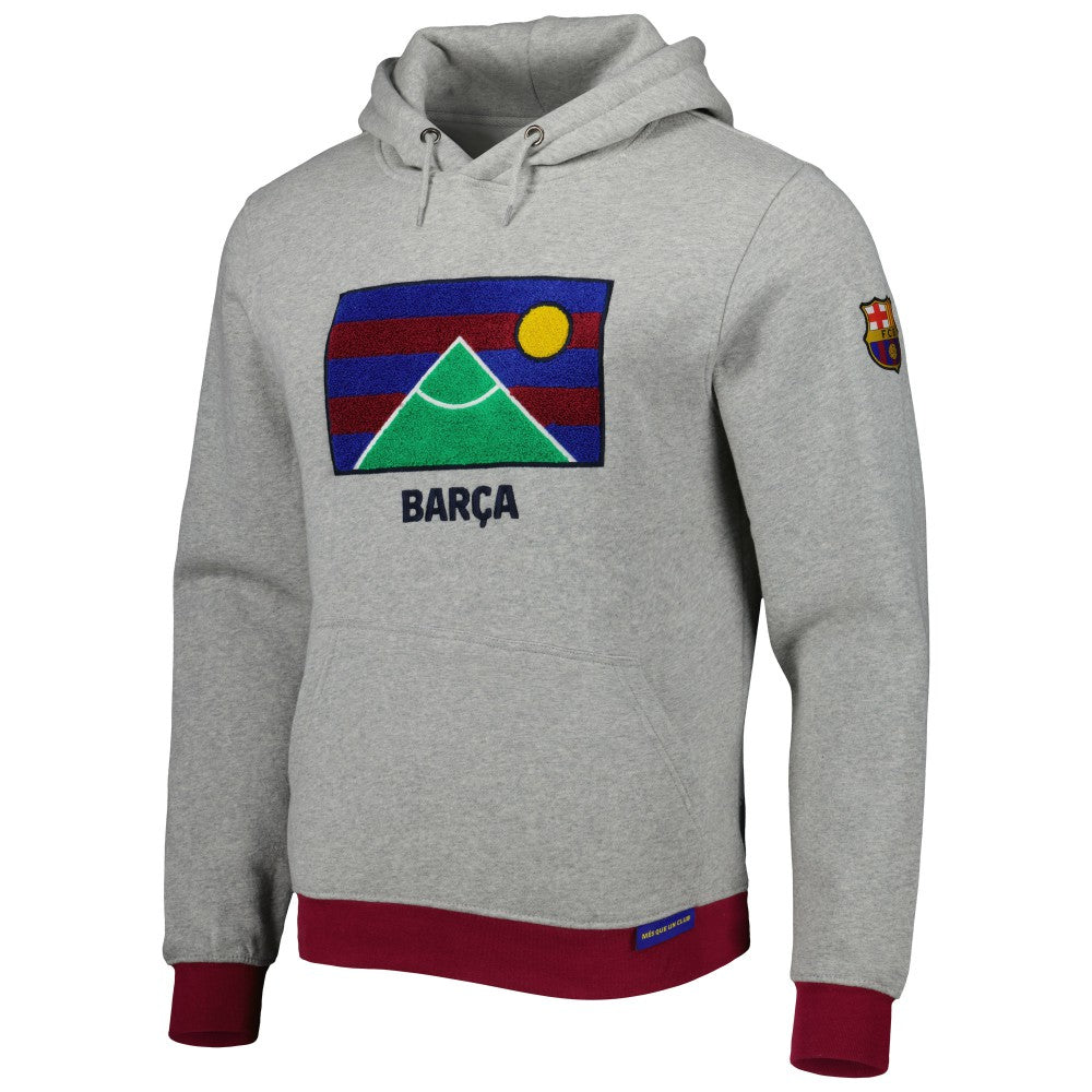Barcelona Lifestyle Pullover Hoodie - Heather Gray