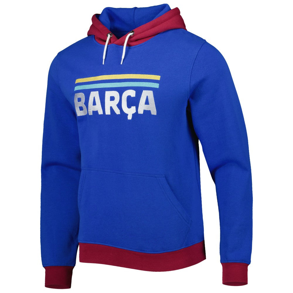 Barcelona Outdoor Pullover Hoodie - Blue