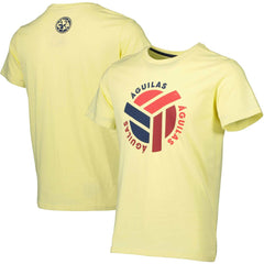 Club America Rounded T-Shirts - Yellow